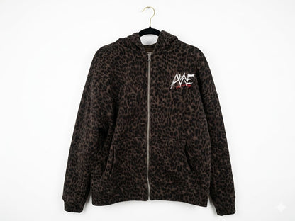"AWWE" JUNGLE HOODIE (LEOPARD PRINT)