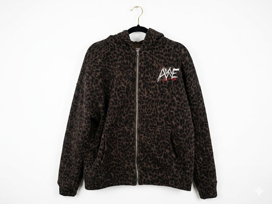 "AWWE" JUNGLE HOODIE (LEOPARD PRINT)